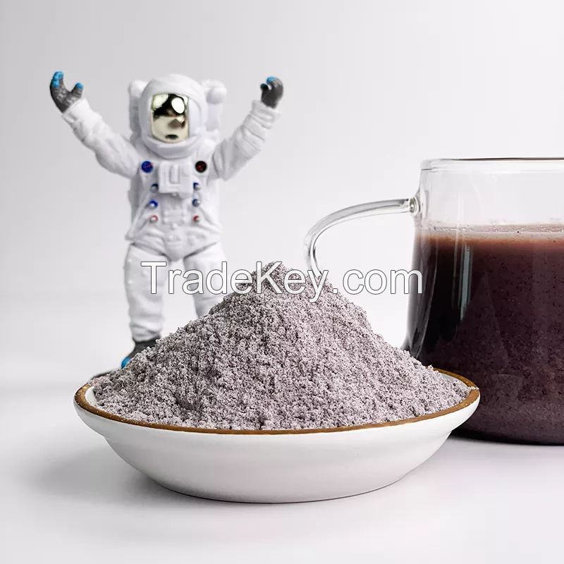 Healthy Drinks Cooked Black Sesame Whole Grains Meal Replacement Powder Powder Drink Black Sesame Powder