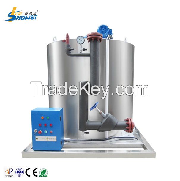 10Ton SS304 Stainless Steel Ice Flake Evaporator Machine With Ammonia System