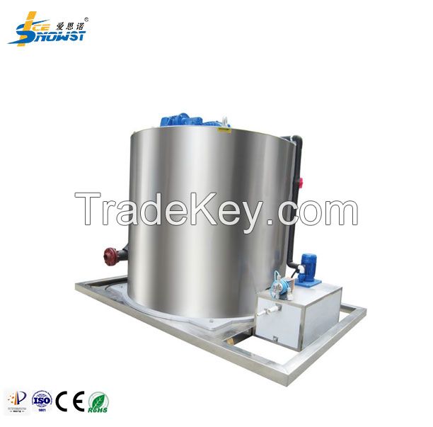 10Ton SS304 Stainless Steel Ice Flake Evaporator Machine With Ammonia System