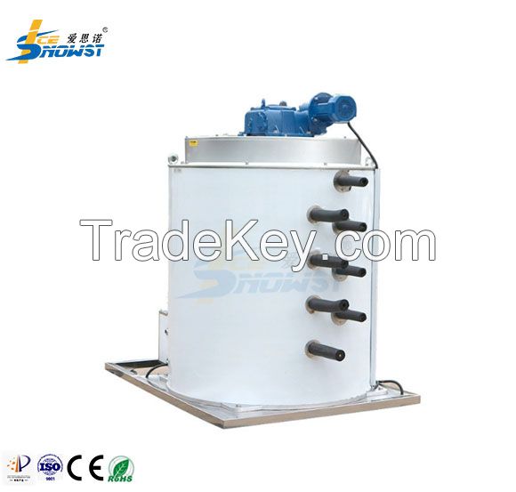 10ton Stainless Steel Flake Ice Evaporator Drum Machine