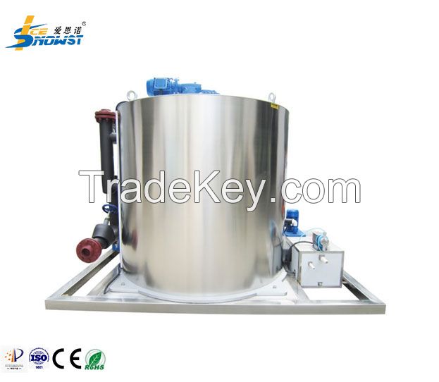 20ton Stainless Steel Ice Machine Evaporator Flake Ice Generator For Ammonia System