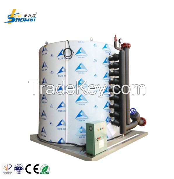 316L Stainless Steel Flake Ice Evaporator Machine Industrial Ice Making Machine 50 Ton