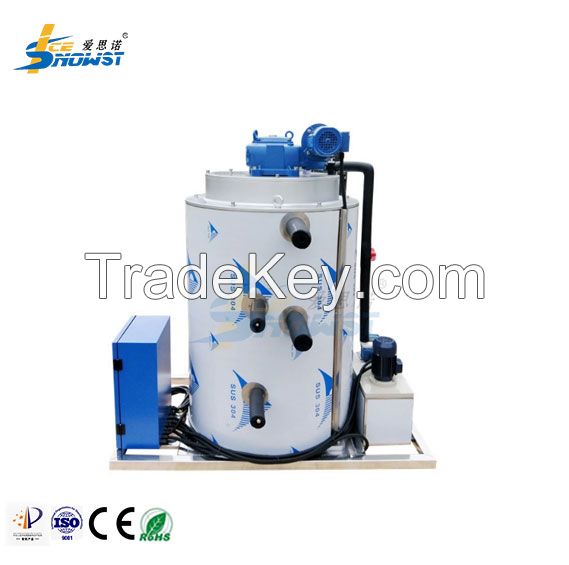 Custom Carbon Steel 5 Ton Ice Flaker Machine Evaporator Plant