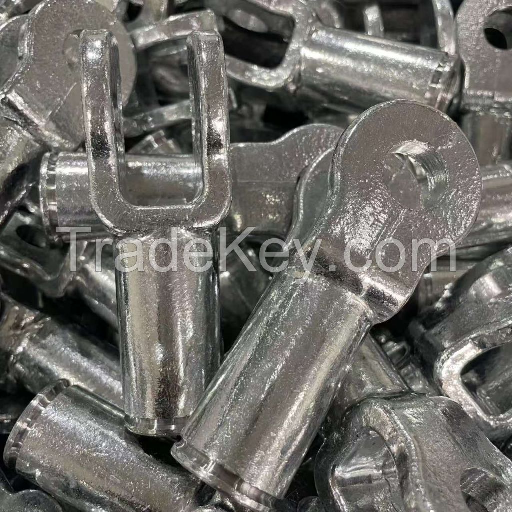 Polymeric insulator end fittings