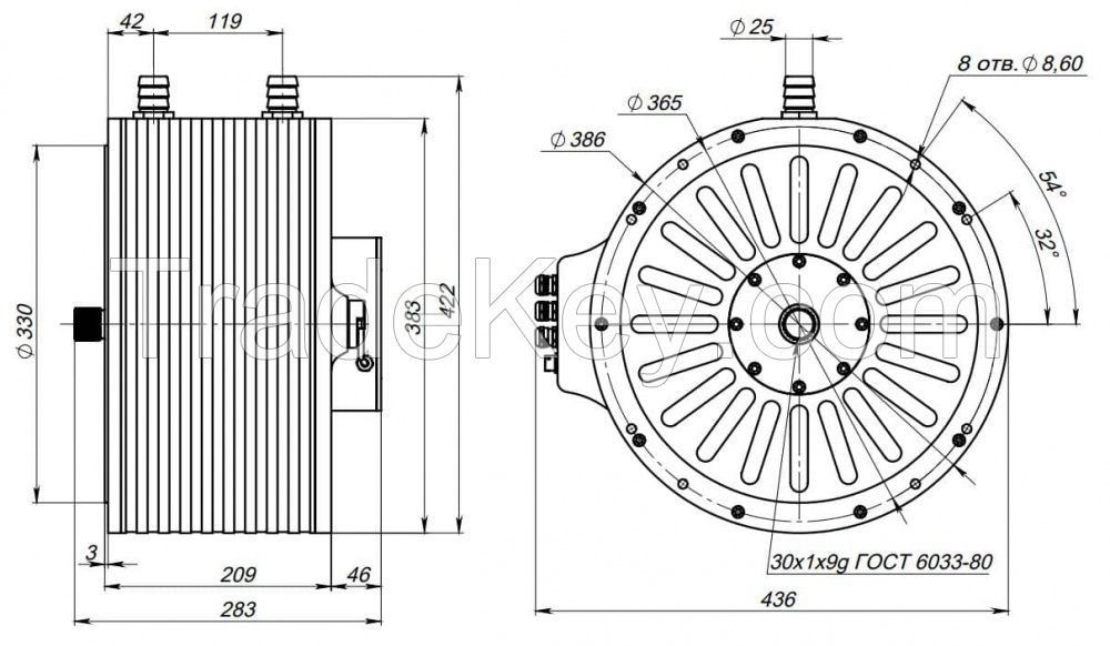 Electric motor RUBRUKS HVM-PM1-125