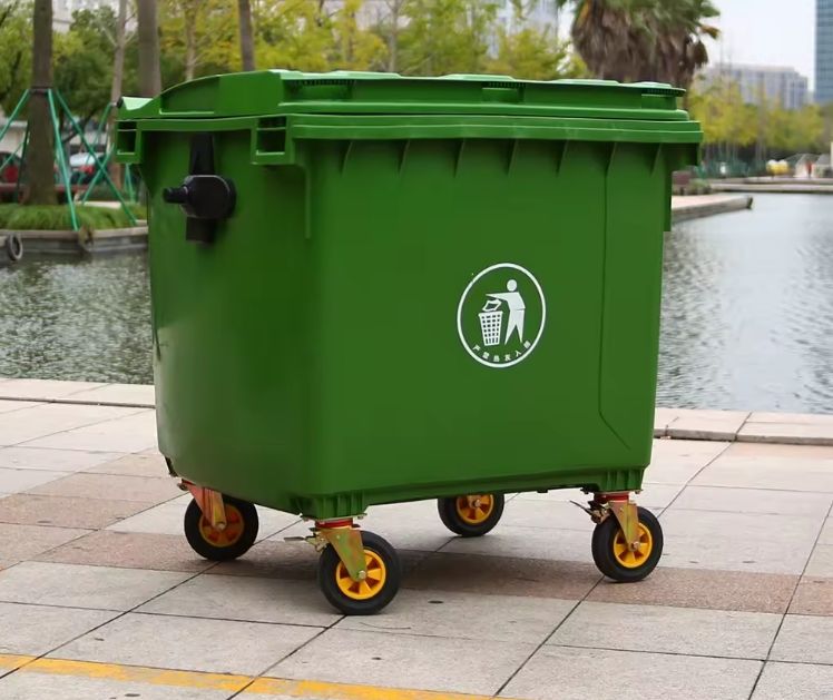 Wholesale large 150L Outdoor HDPE Plastic Classified Dustbin