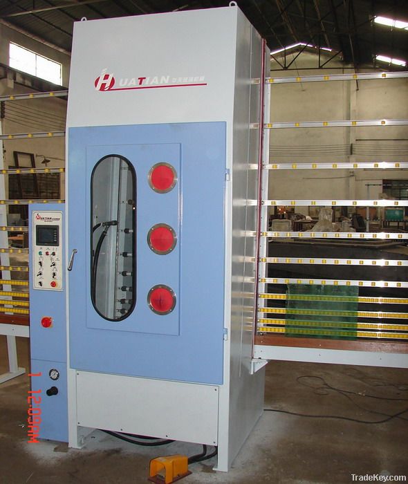 glass sandblasting machine