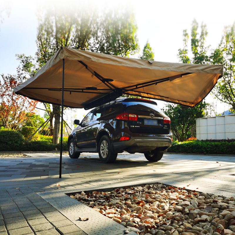 270&Acirc;&deg; free standing car side awning