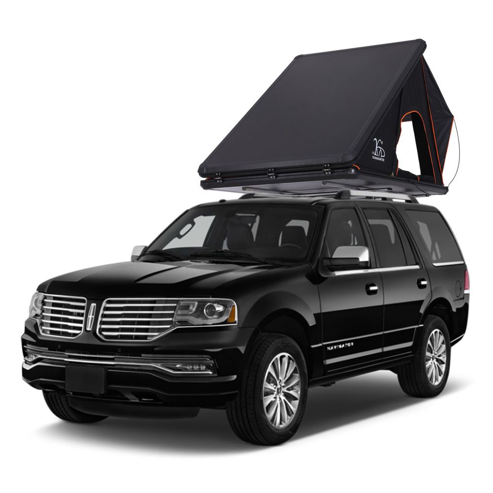 Triangular rooftop tent