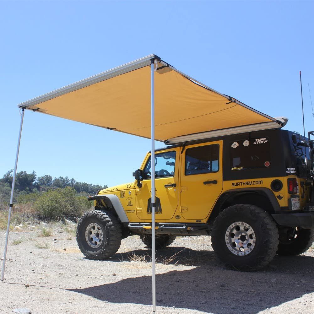 Car side awning