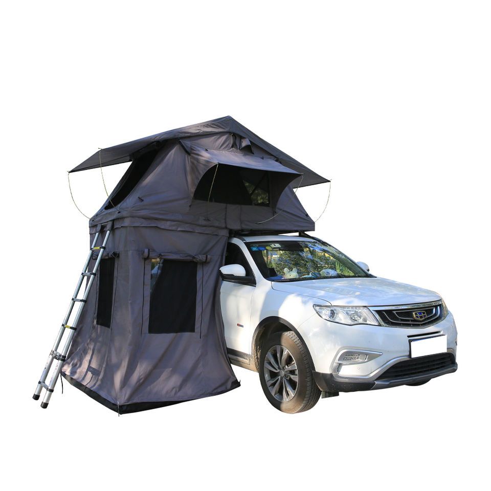 soft shell short style rooftop tent with annexing room