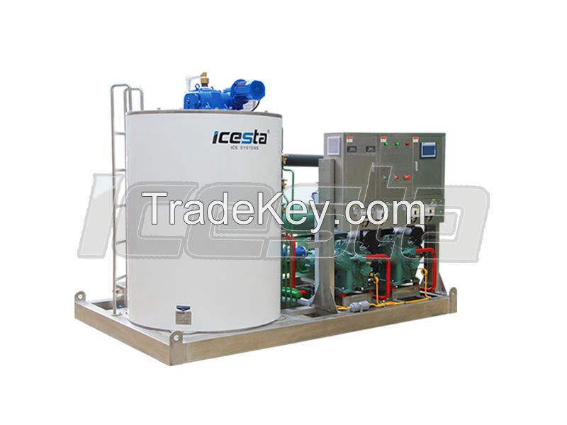 China Small Large Commercial Industrial Seawater Fishing Boat Ice Flake Ice Machine for Fish $5000-$70000