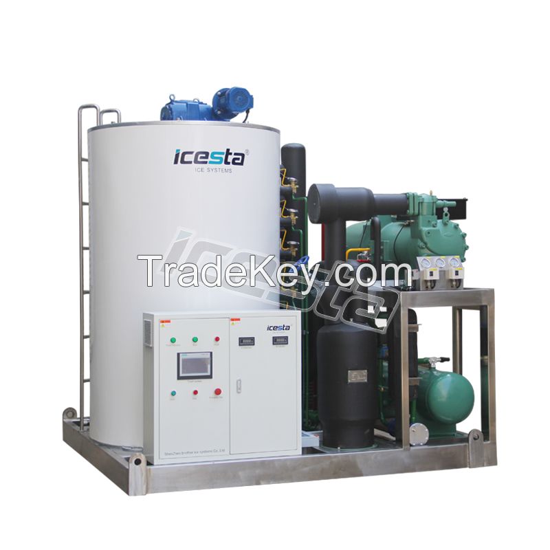 Industrial 15 Ton Per Day Flake Ice Machine