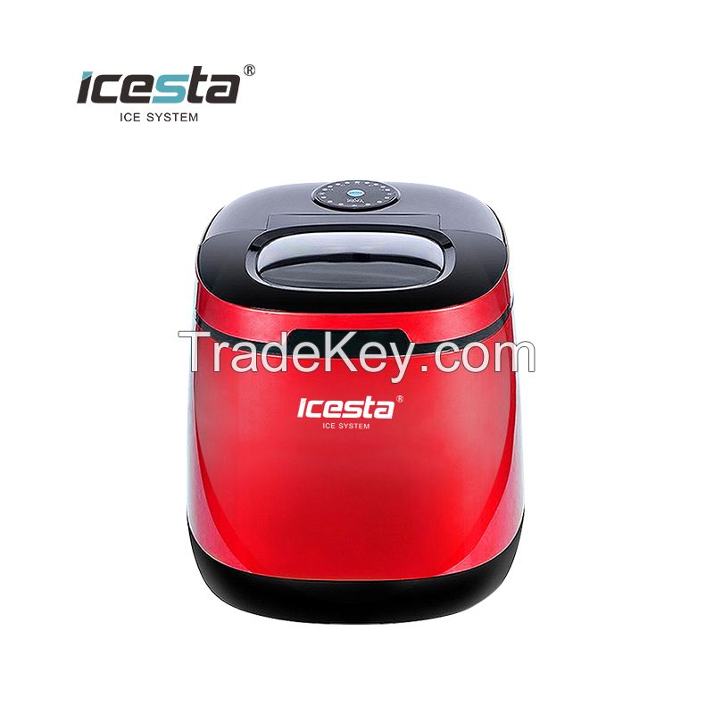 Wholesale ICESTA mini household countertop quick automatic portable bullet ice maker machine $62-$76