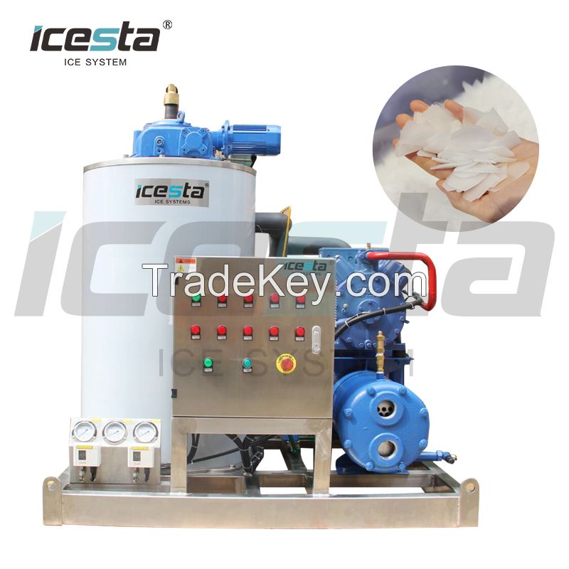 Heavey Dutry 1t 1000kg Seawater Flake Ice Machine(Shipboard)