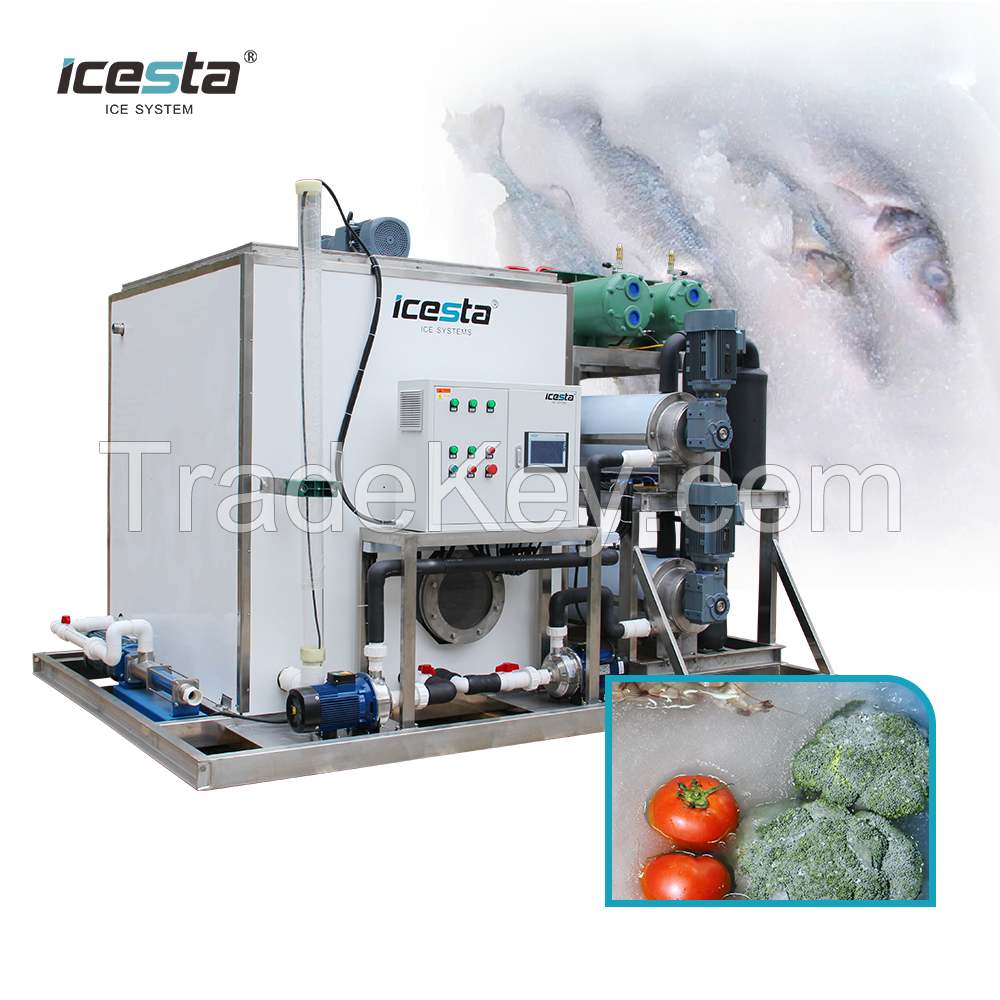 Icesta 12ton Per Day saltwater Slurry Ice Machine $ 50000-$80000