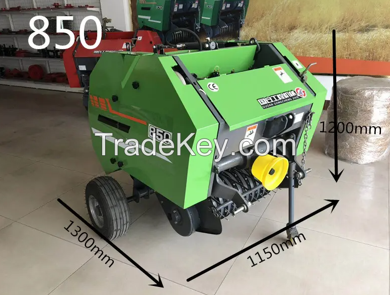 Competitive Price Round Straw Hay Baler Mini Round Hay Baler With Ce Approval at moderate prices shipping worldwide