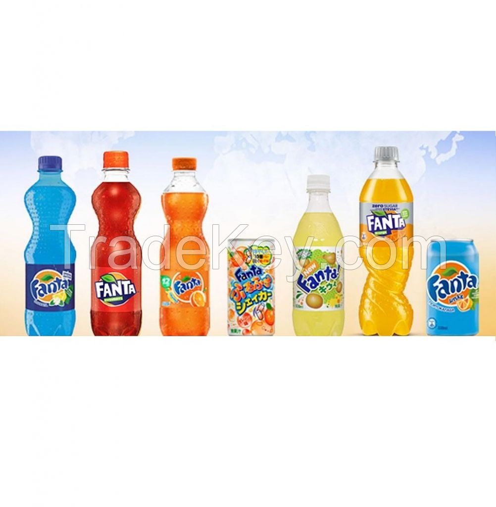 Fanta Soda pack of 24X 330ml can 500ml 1.5L all flavours carbonated drinks Fanta Exotic 330ml / Fanta Soft Drink