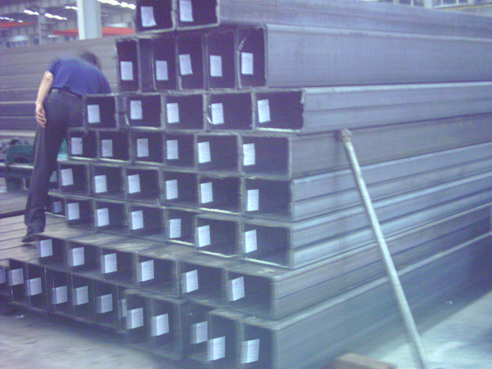 Large hollow steel section