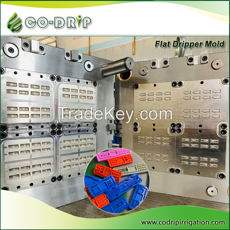 Flat dripper and round dropper injection mold