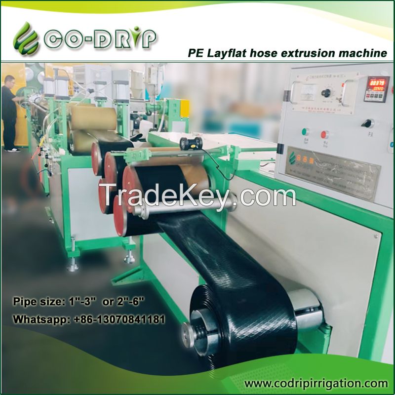 PE with Fiber Layflat hose Production Line 