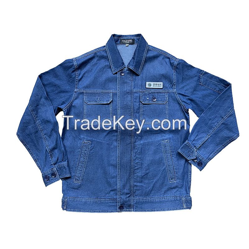 Denim work clothes fashion coat style, slim and comfortable, a variety of colors to choose from, welcome to consult