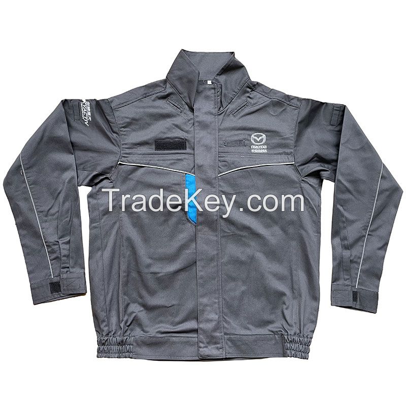 Maintenance engineering wear stand collar style, classic color matching, style applicable to a variety of fabrics, Welcome to consult