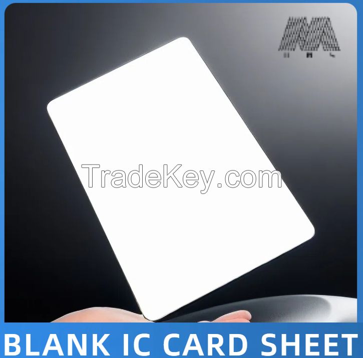 Blank ID card, blank door card, blank bank card