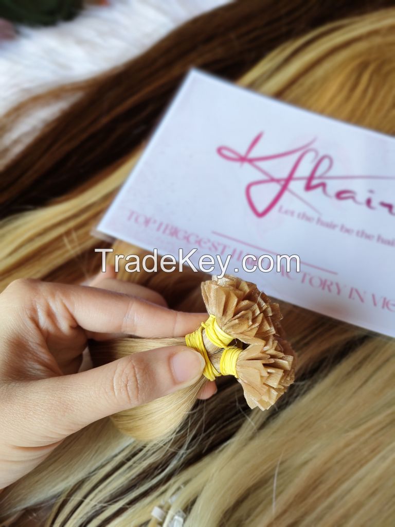 Keratin tips hair extentions KFhair factory Vietnam