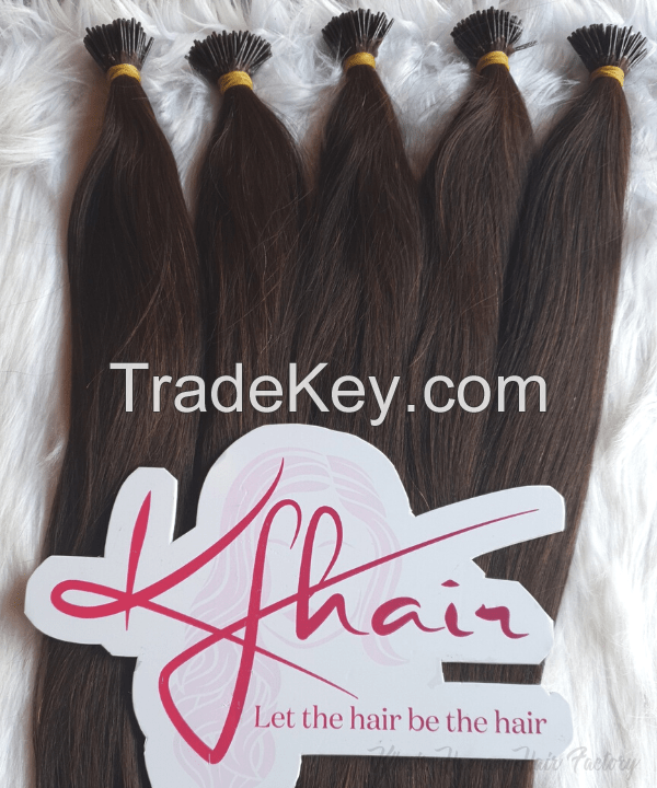 Keratin tips hair extentions KFhair factory Vietnam