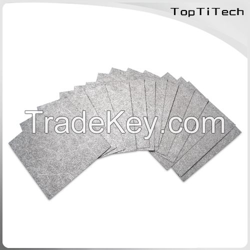 High porosity metal nickel fiber felt