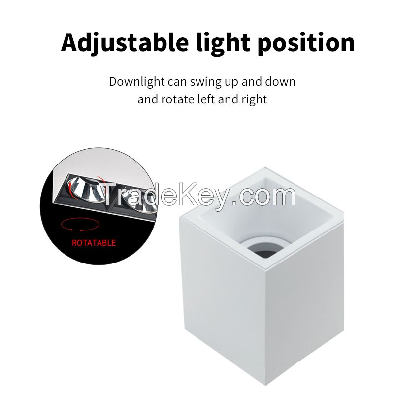 Surface mounted square downlight series-(indoor).Ordering products can be contacted by mail.