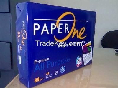 Paperone 100% Wood Pulp A4 Copier Paper 80gsm (210 X 297mm.)