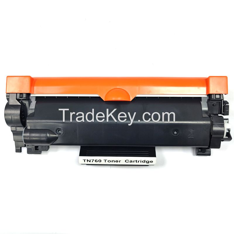 TN760 Toner Cartridge Replacement with Chip for Brother TN-730 TN-760 Black High Yield for DCP-L2550DW HLL2395DW MFC L2710DW MFC-L2750DW Printer