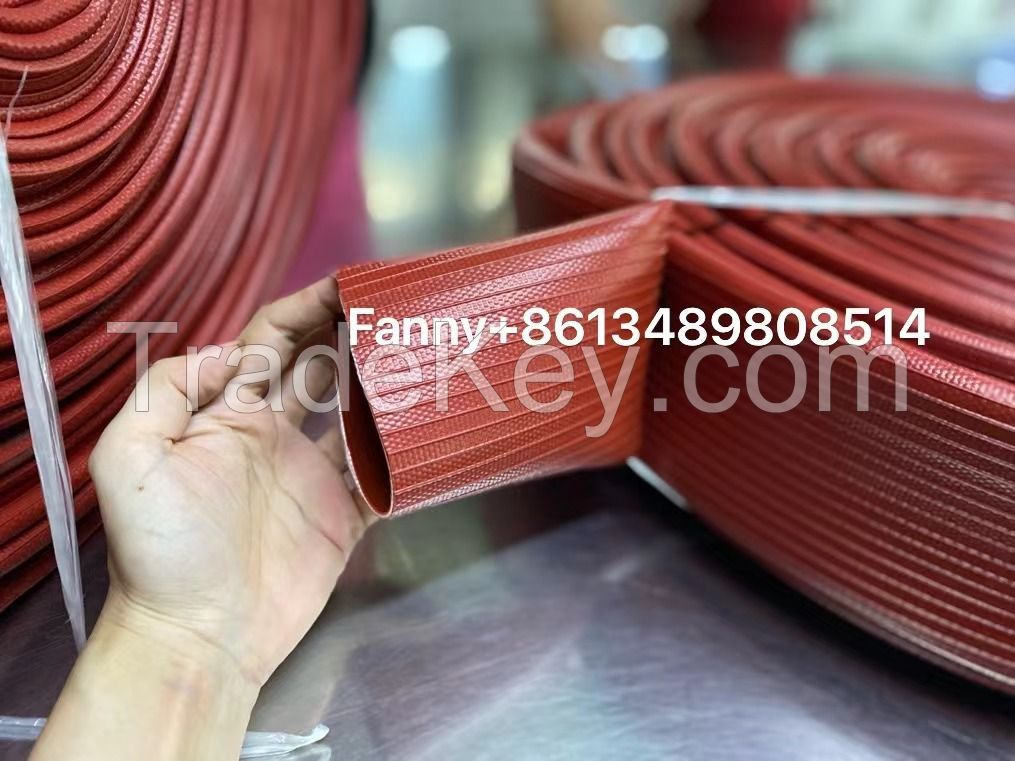 Double Fire Hose Length 30M, Fire Fighting Equipment,Double-coated Rubber Fire Hose