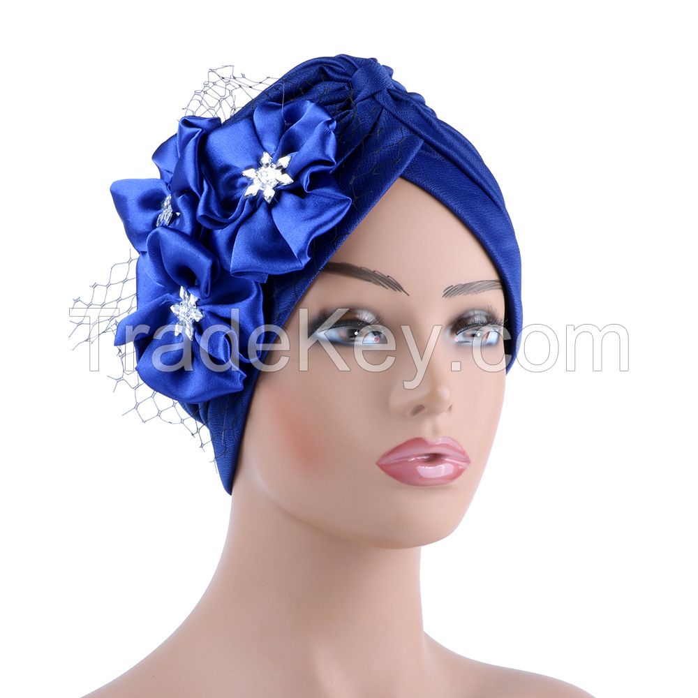   Modal Satin Hijab Cap Islam Undercap with Tie Bonnet Instant Hijabs for Women Turkish Scarves Muslim Turban Bandana