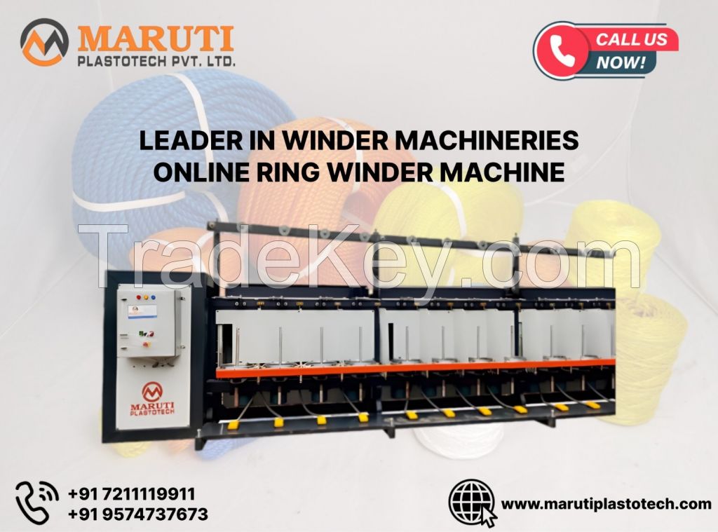 Best Online/Offline Ring Winder Machine Manufacturer In India.