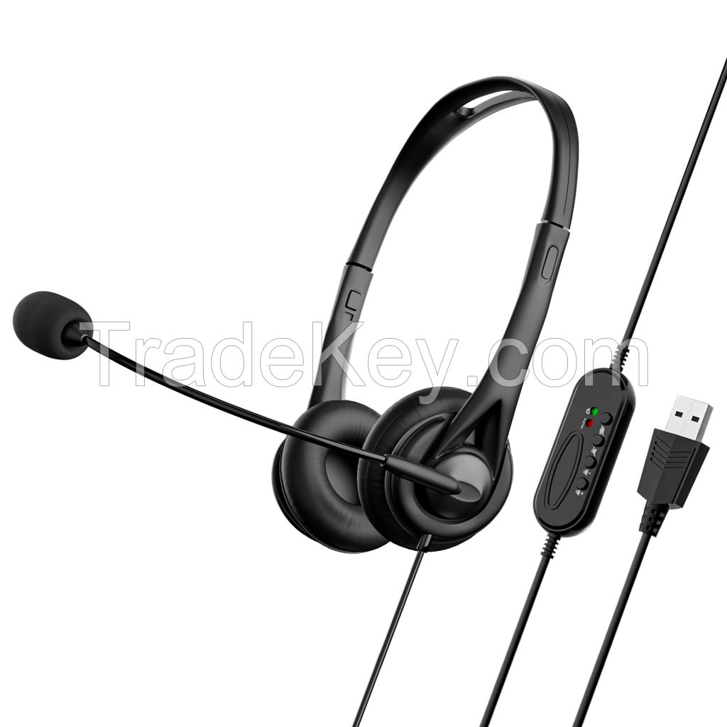 ENC Wired Call Center Headsets - C101