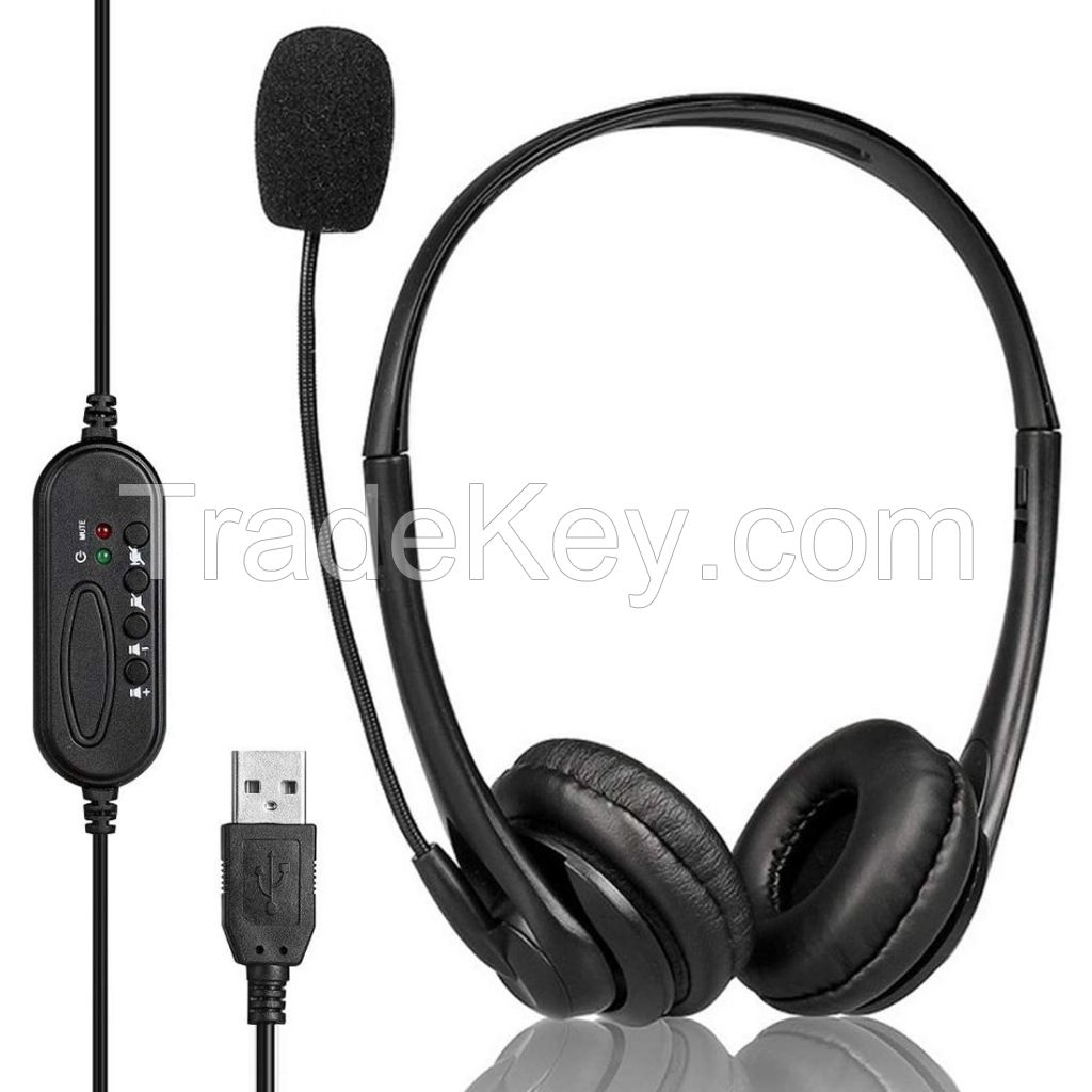 ENC Wired Call Center Headsets - C101