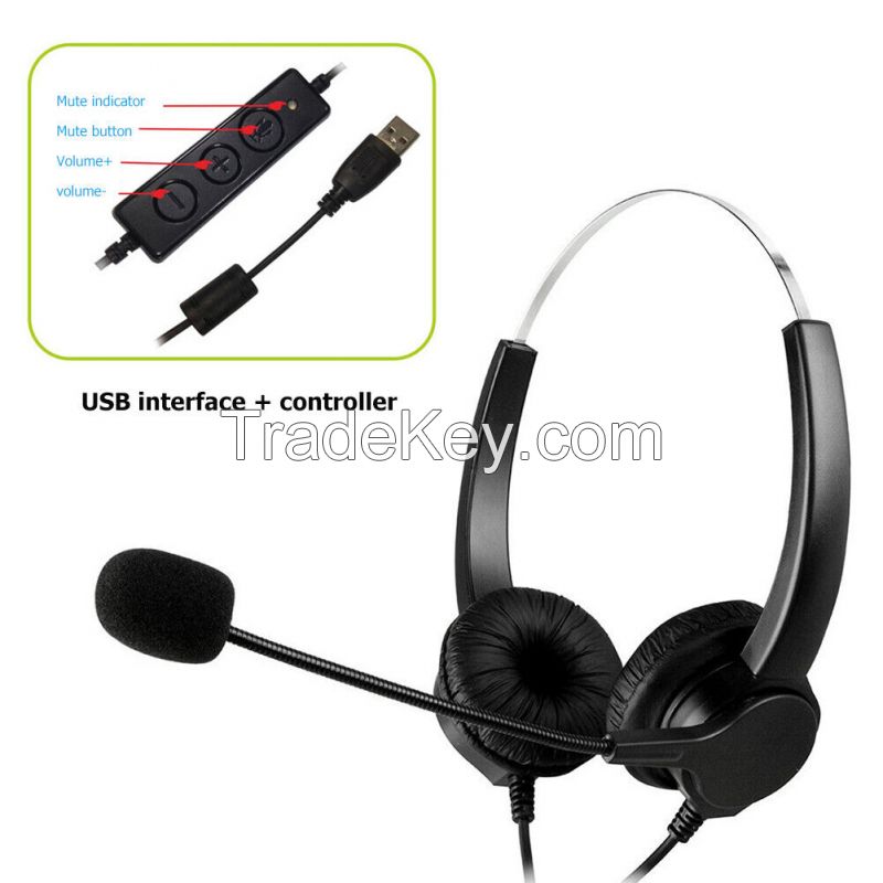 ENC Wired Call Center Headsets - C101