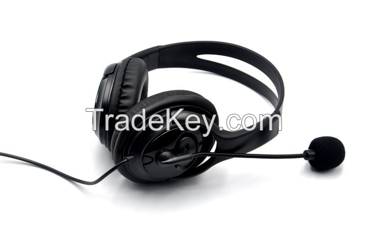 Call Center Headphones Supporting Skype, Teams, Zoom - C104