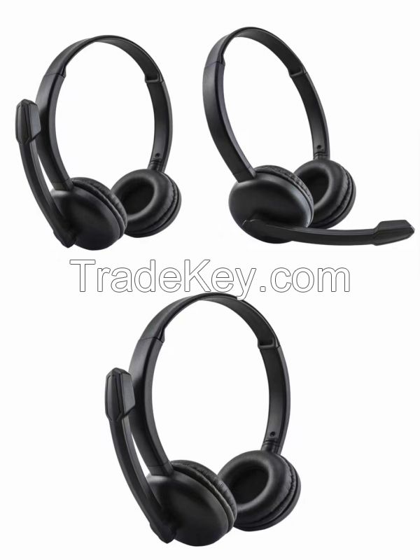 Call Center Headsets Supporting Skype, Teams, Zoom - C101