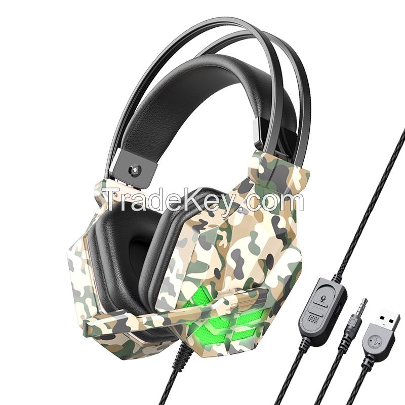 Led Light Wired Gaming Headphones - G05