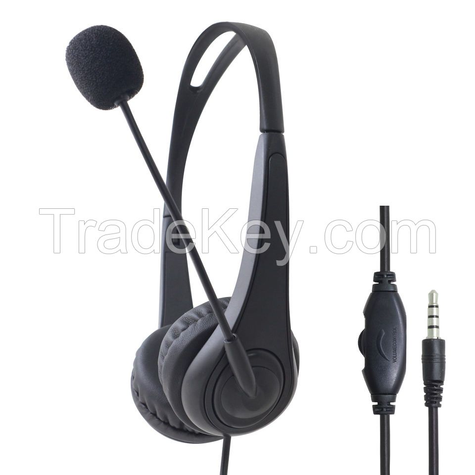 USB Computer Call Center Headphones - C100