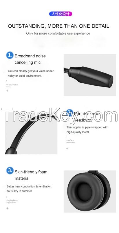 Foldable Noise Cancelling Headsets - A06