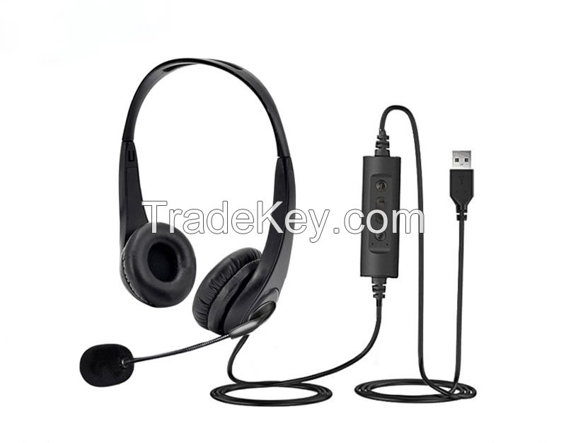 Call Center Wired Headsets-C100