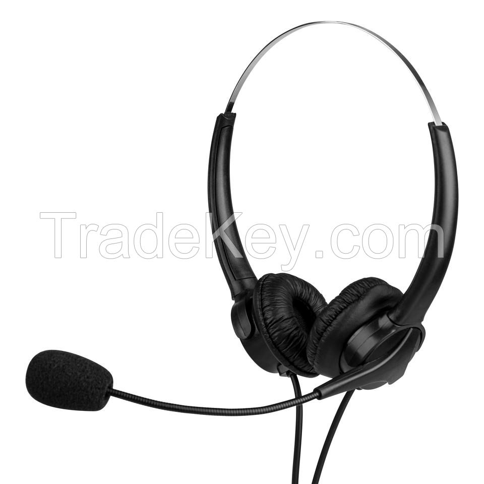 Call Center Earphones Supporting Skype, Teams, Zoom - C103