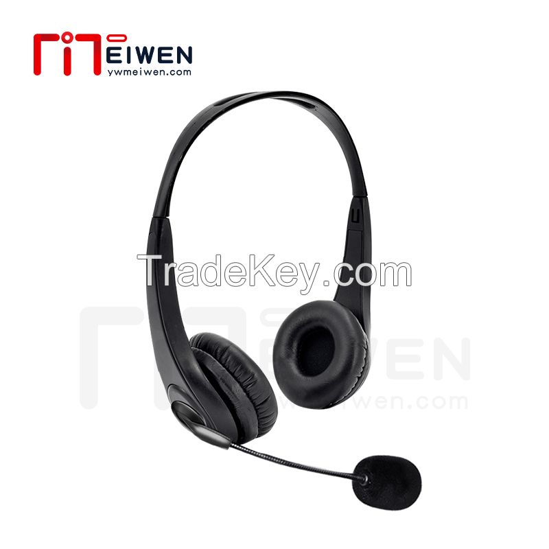 USB Wired Business Call Center Headphones - C100