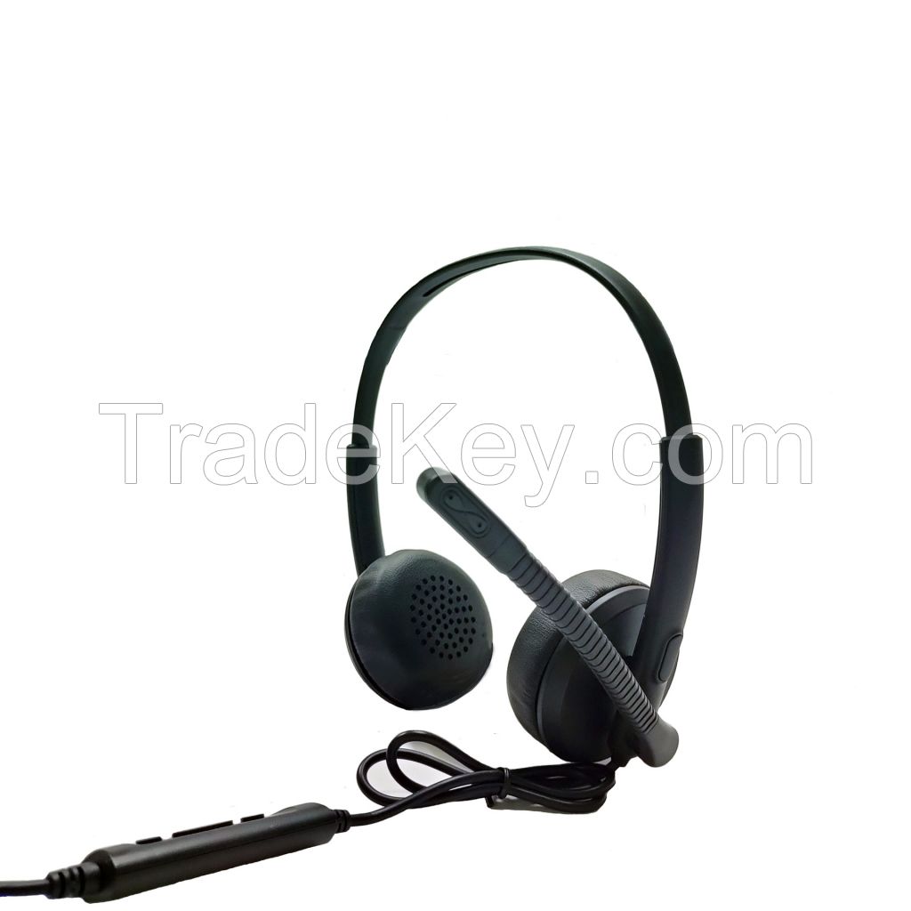 Office Call Center Wired Headsets - C105