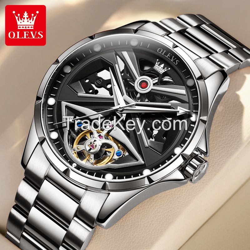 Men's Custom Logo Mechanical Watch